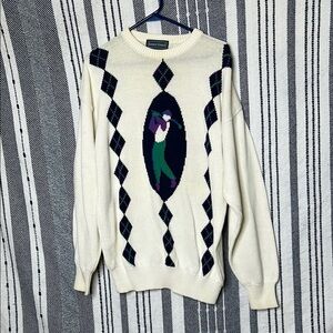 Vintage Kenneth Robert’s Golf Knit Sweater
